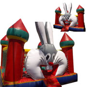 inflatable rabbit toy